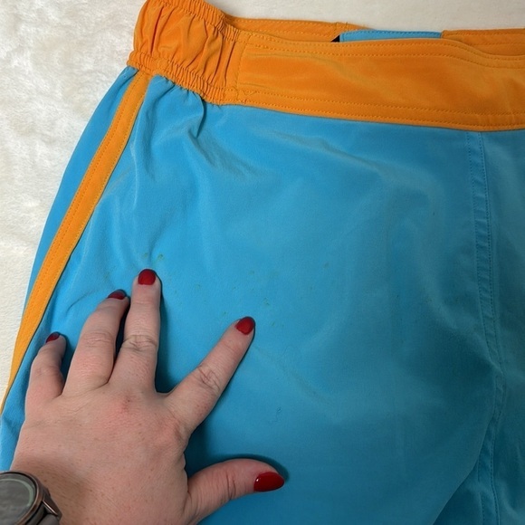 TYR Trunks board shorts Medium blue piping slight imperfection shown in pics - Picture 11 of 12